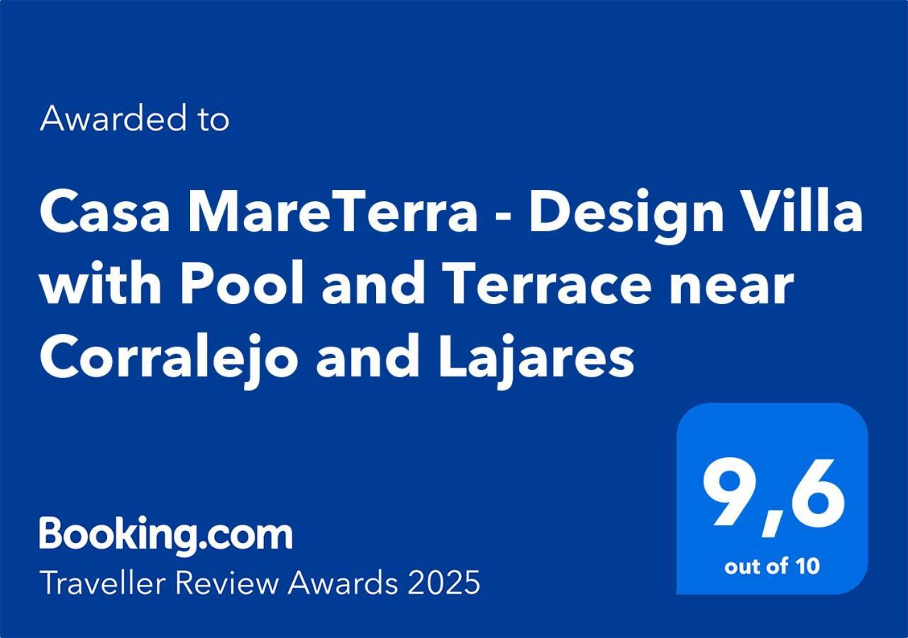 Casa Mareterra - Design Villa With Pool And Terrace Near Corralejo And Lajares ภายนอก รูปภาพ